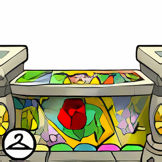 Stained Glass Balcony Foreground