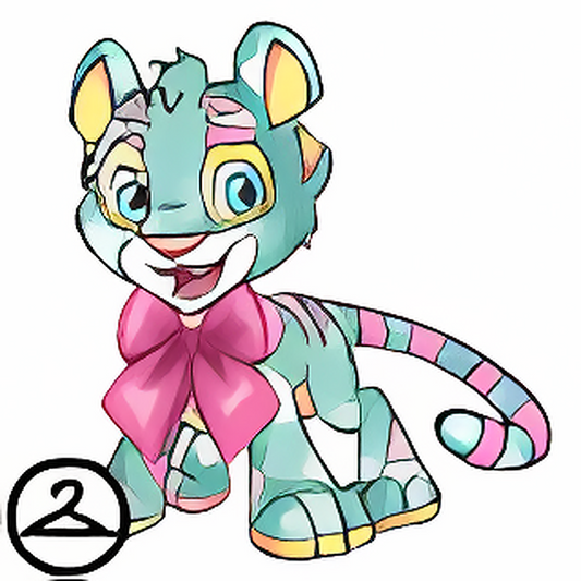 Prismatic Light Blue: Celebratory Anniversary Kougra