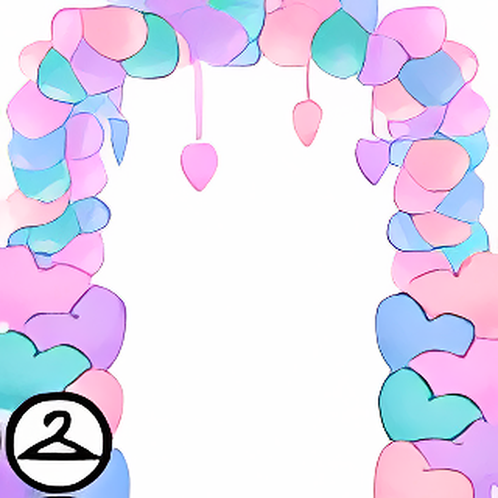 Heart Balloon Arch