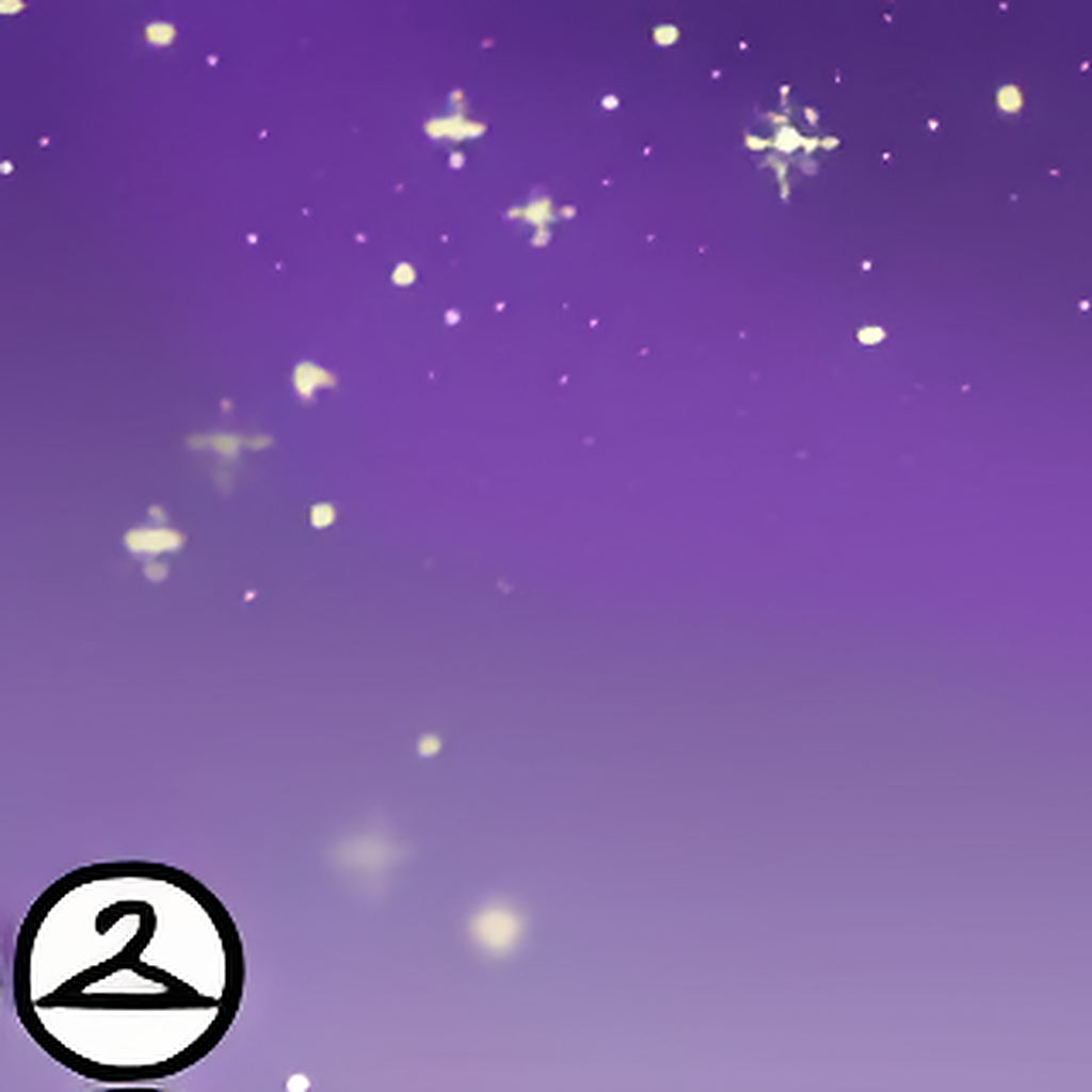 Dyeworks Dark Purple: Celestial Stars Trinket