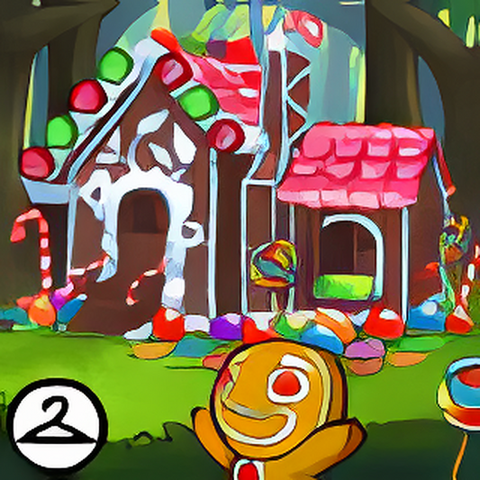 Gingerbread Dream House Background