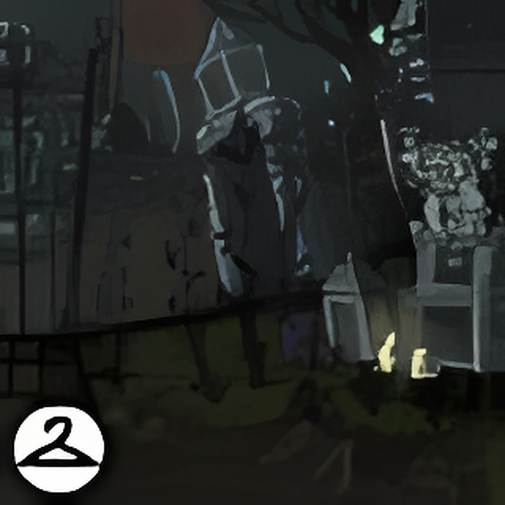Cemetery at Night Background