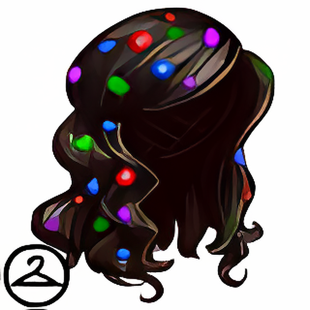 Long Gemstone Wig