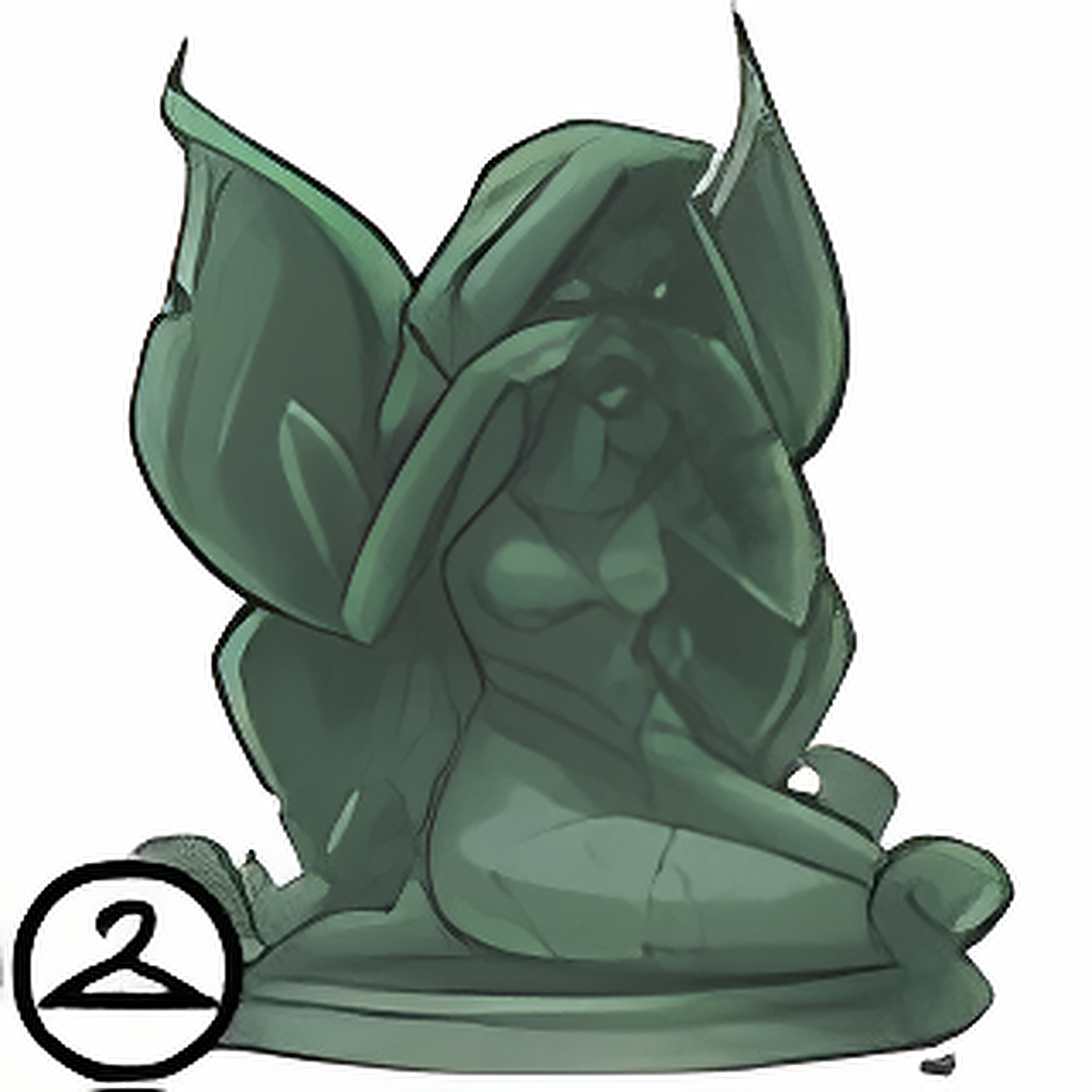 Grim Faerie Statue