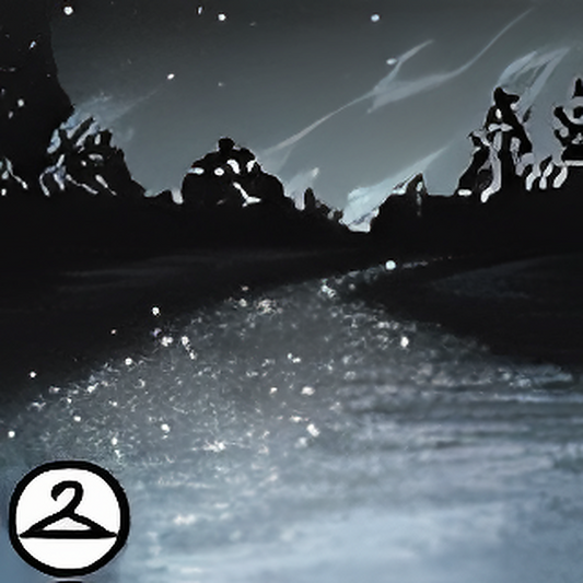 Dyeworks Silver: Starry Glowstone Path Background