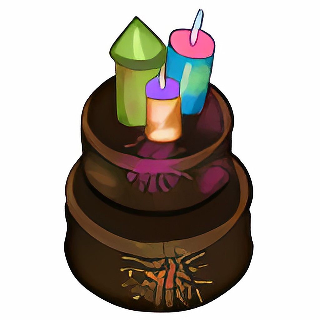 Explosive New Year Cake