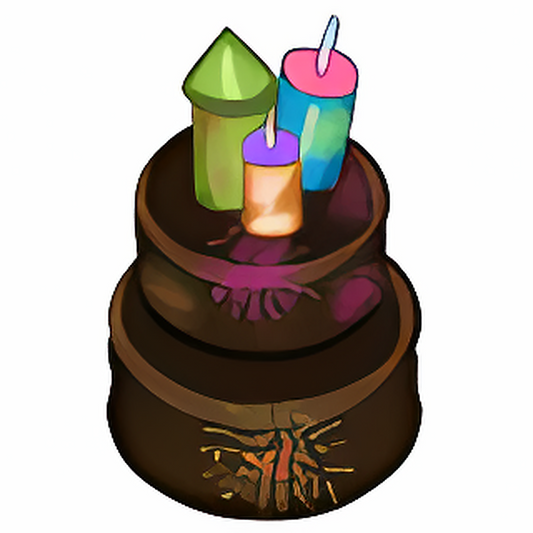 Explosive New Year Cake