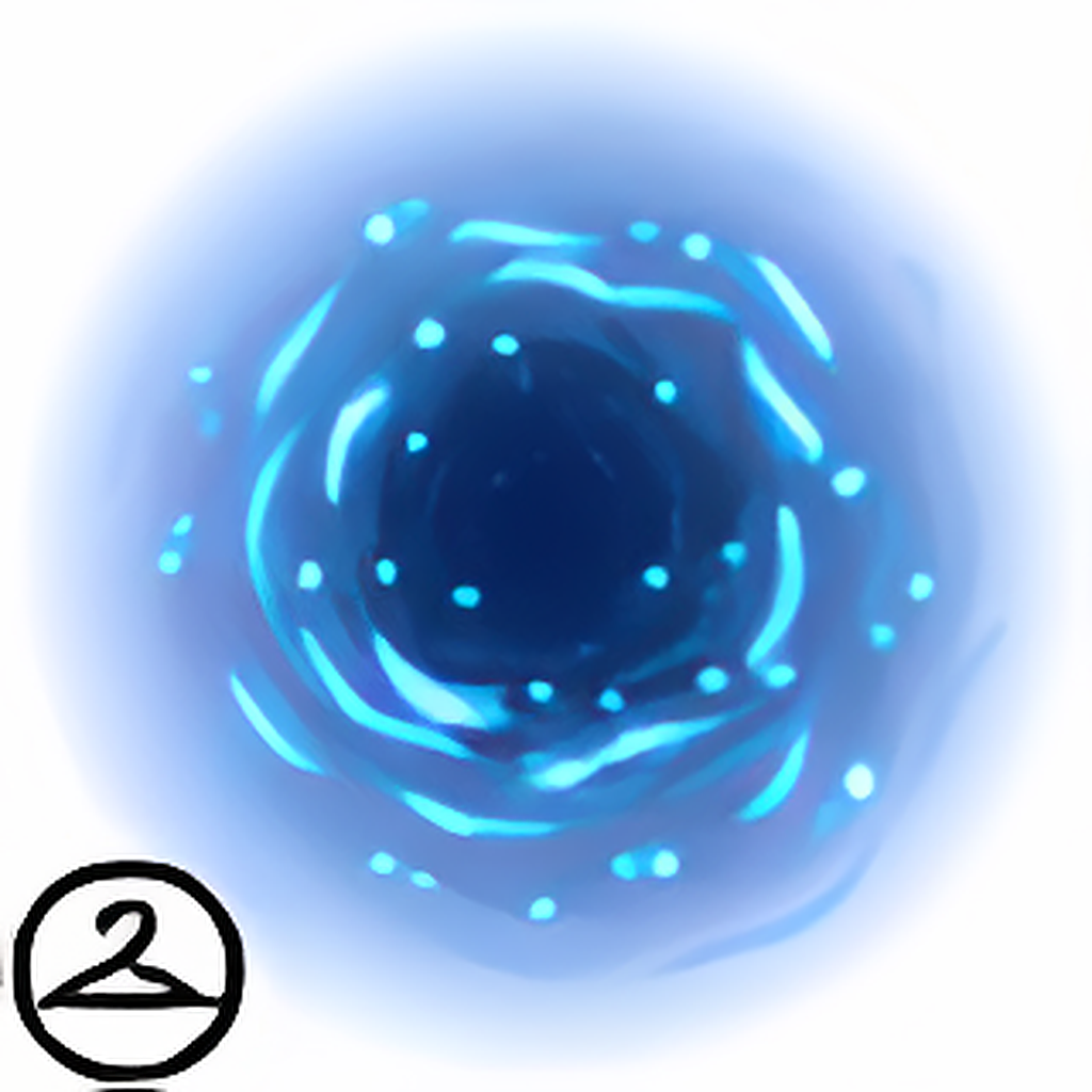 Dyeworks Blue: Swirling Dark Portal Floor
