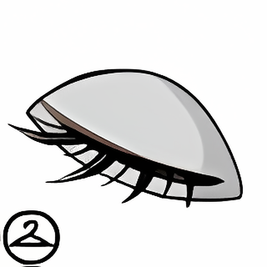Closed Eye Contacts with Lashes
