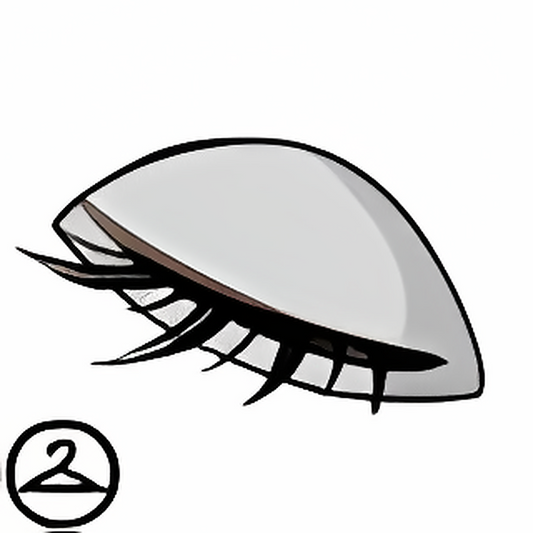 Closed Eye Contacts with Lashes