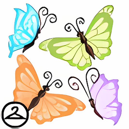 Dyeworks Pastel Rainbow: Mutant Butterfly Accessory