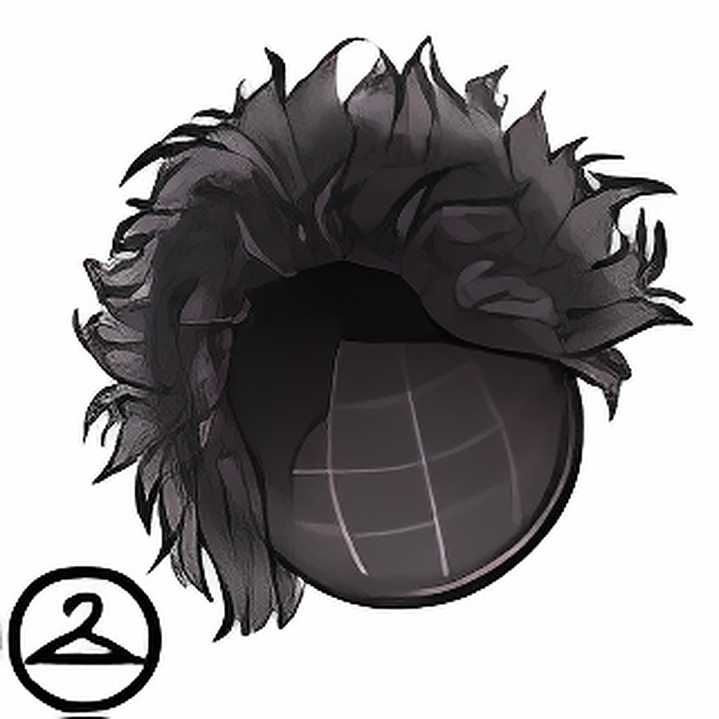 Goth Mohawk Wig