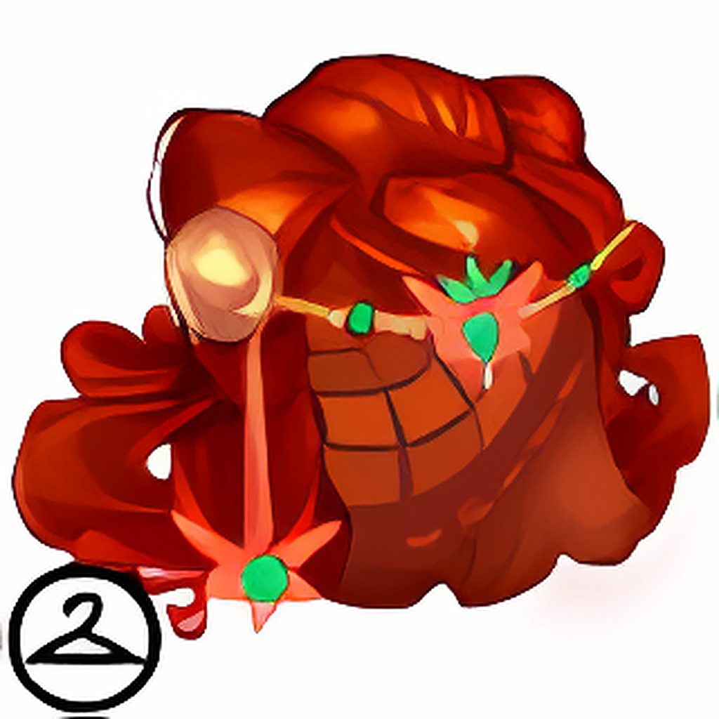 Fancy Red Costume Wig
