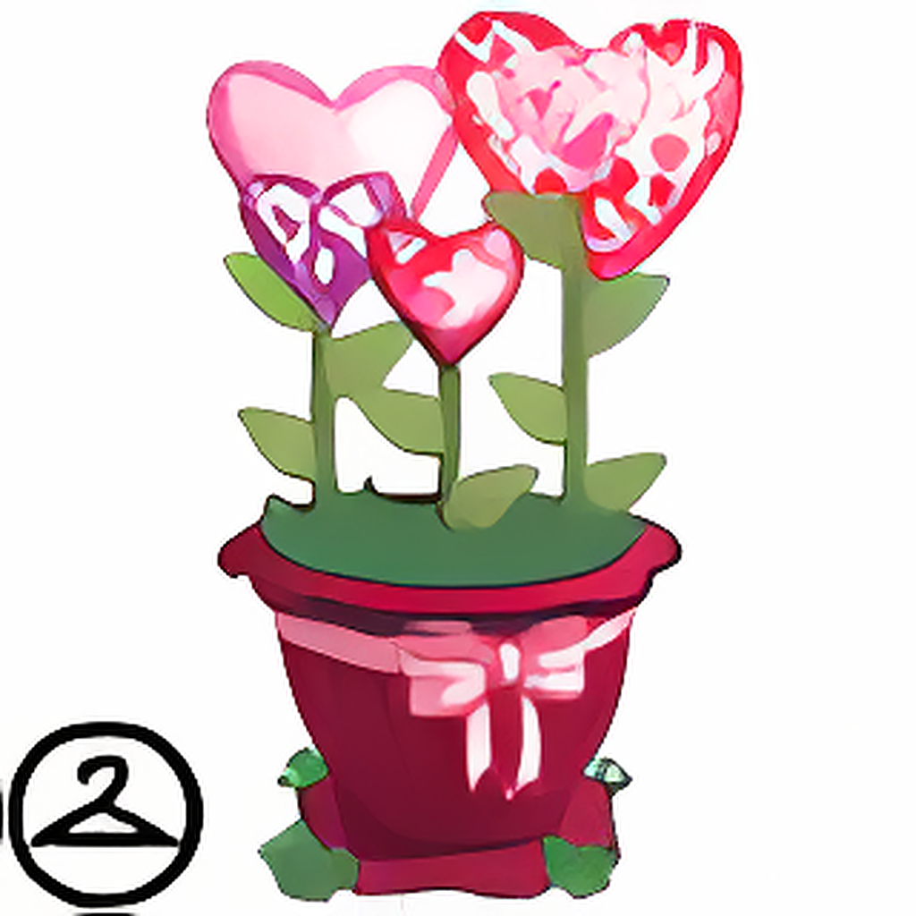 Blooming Hearts Plant