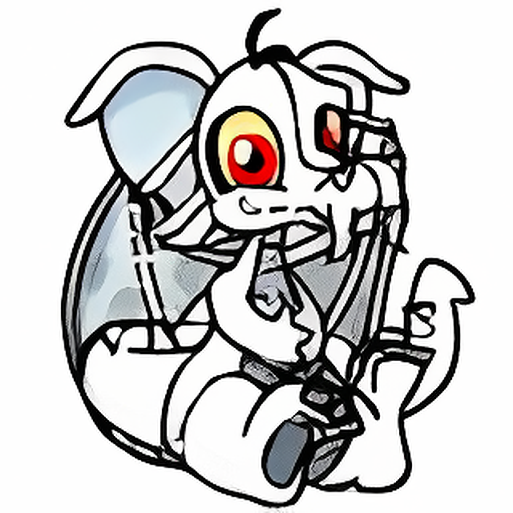 White Draik Plushie