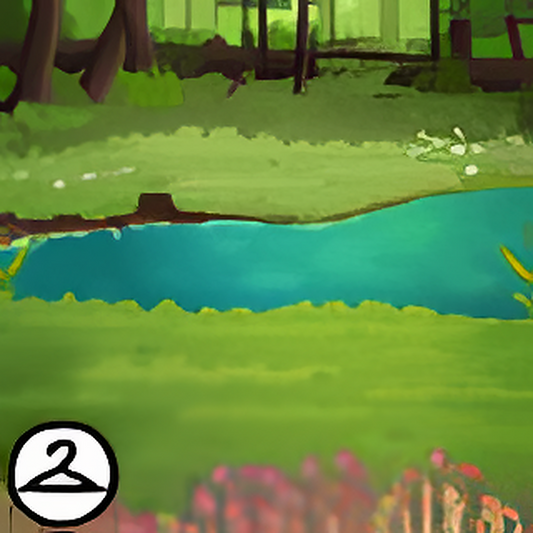 Serene River Background