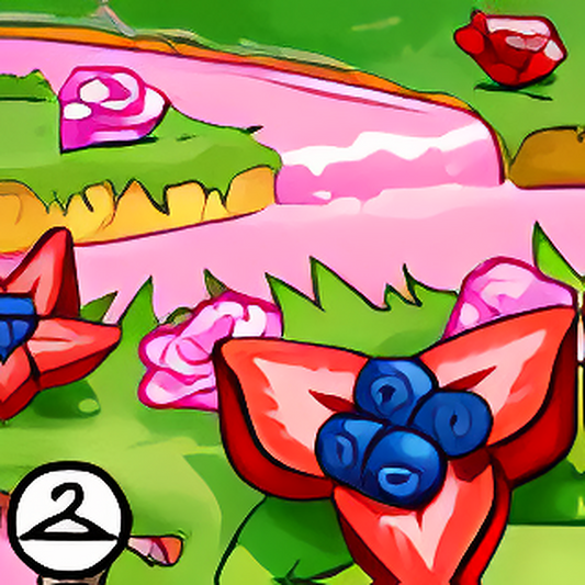 Sweet Berry Field Background