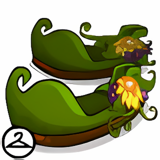 Earth Faerie Leaf Shoes
