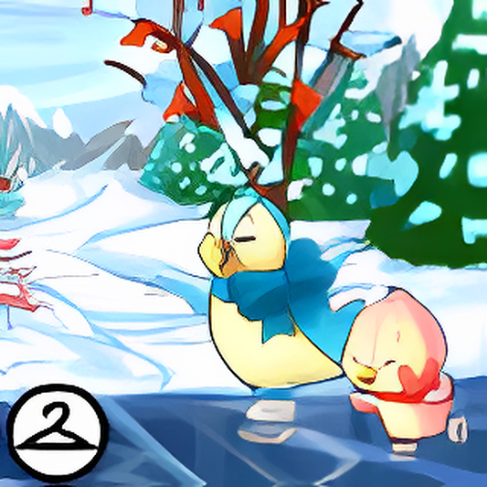 Neopets Ice Skating Background
