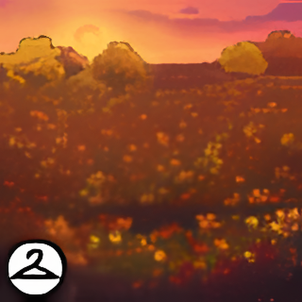 Dyeworks Autumn: Blue Field Background