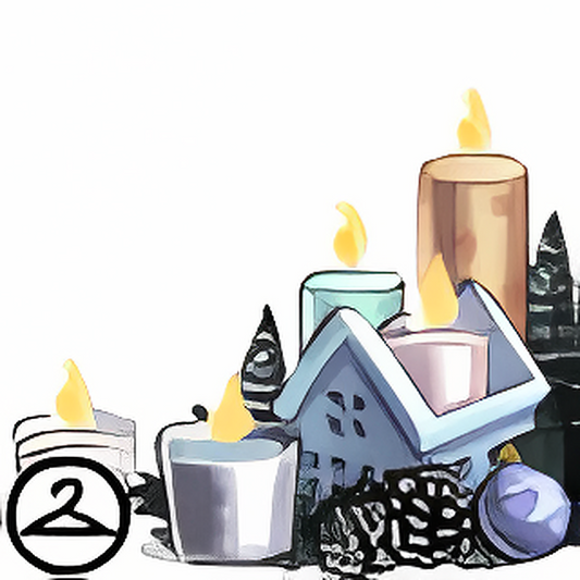 Scented Christmas Candles Foreground