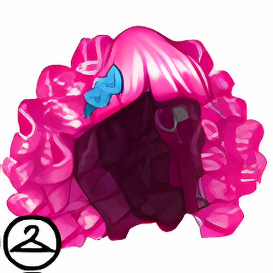 Curly Pink Wig