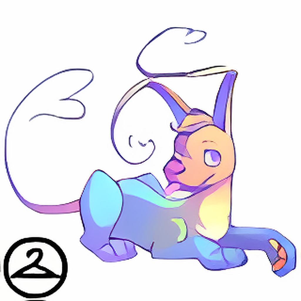 Prismatic Pastel: Adoring Rainbow Gelert