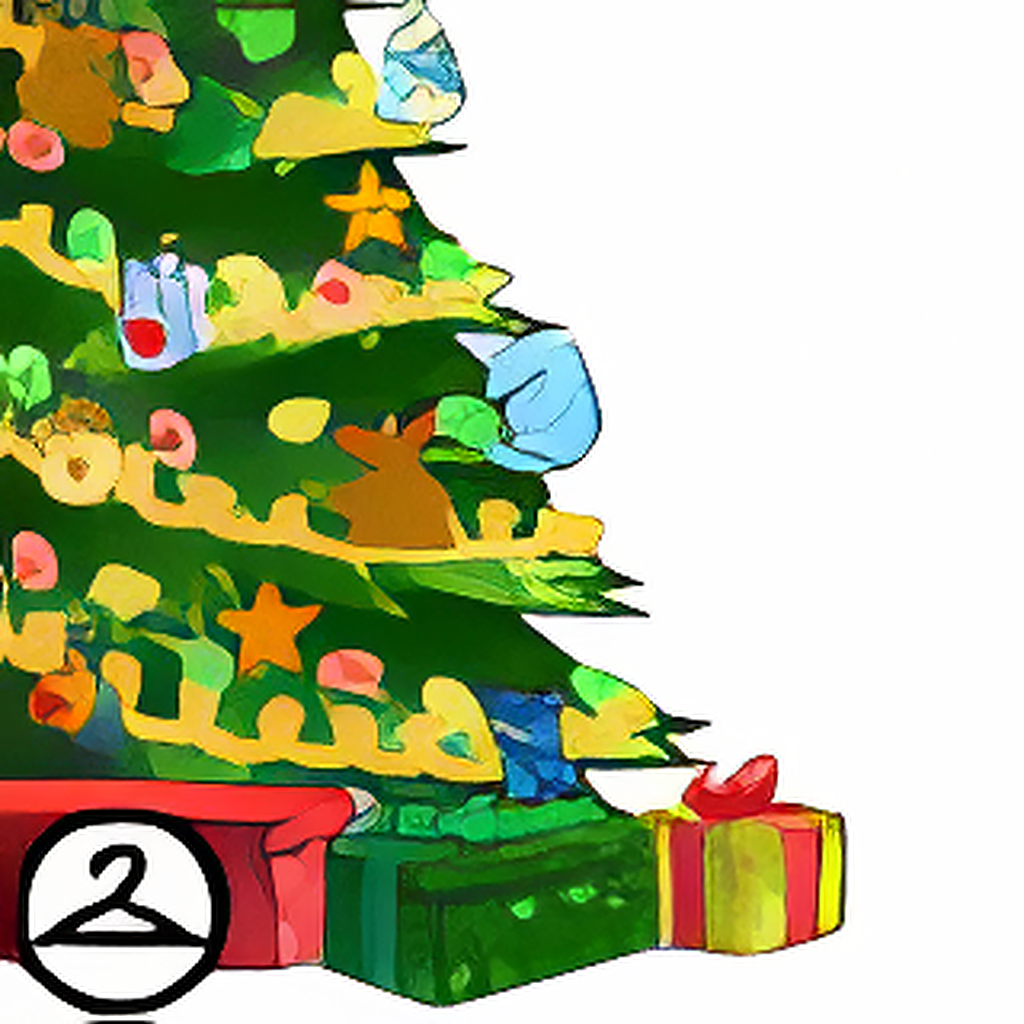 Decorated Neopet Ornament Christmas Tree Trinket