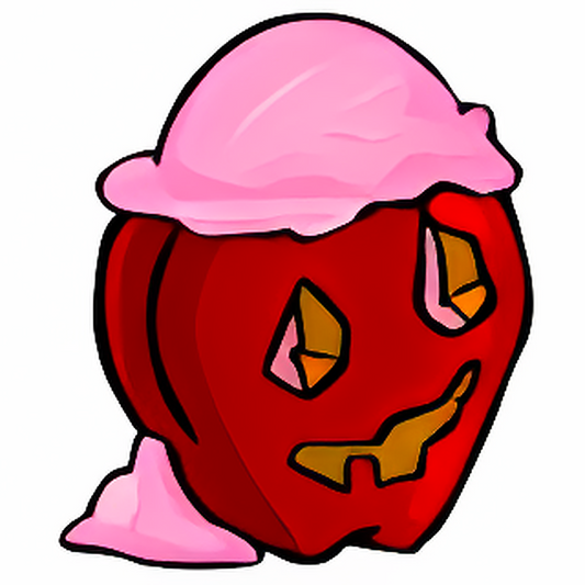 Strawberry Ice Cream Apple Lantern