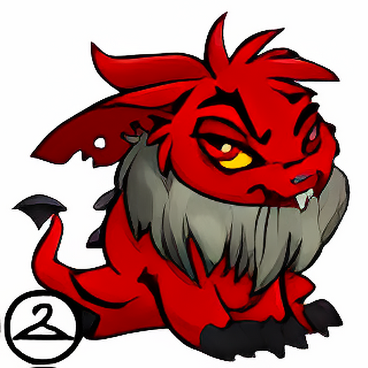 Prismatic Crimson: Nostalgic Darigan Cybunny