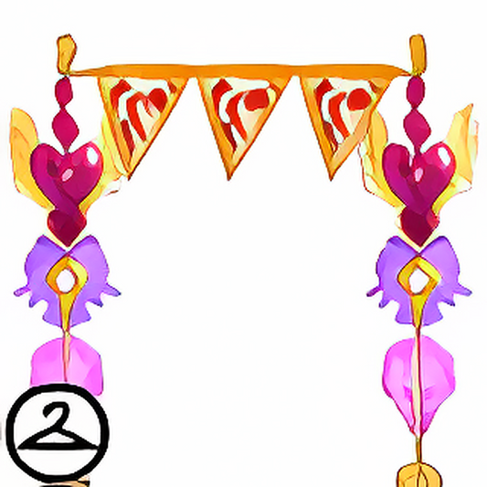 Heart Pennant Banner