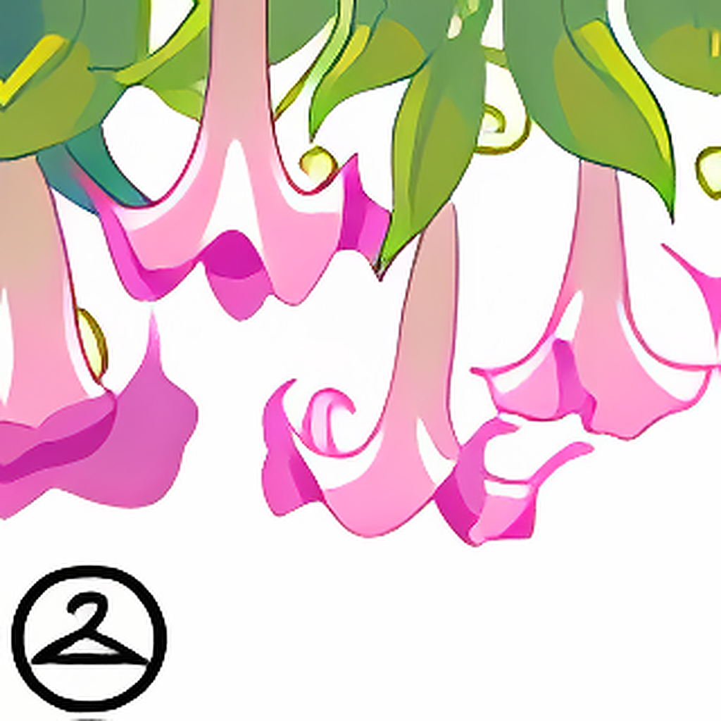 Beneath Angel Trumpet Flowers Trinket