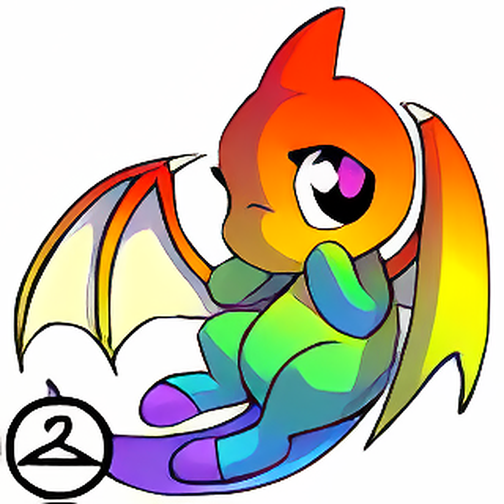 Adoring Rainbow Shoyru