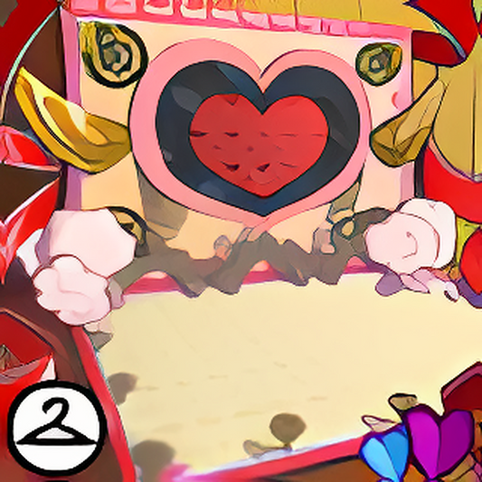 Mechanical Pop-Up Valentine Card Background