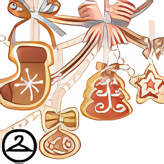 Dyeworks Brown: Sugar Icing Holiday Cookies Garland