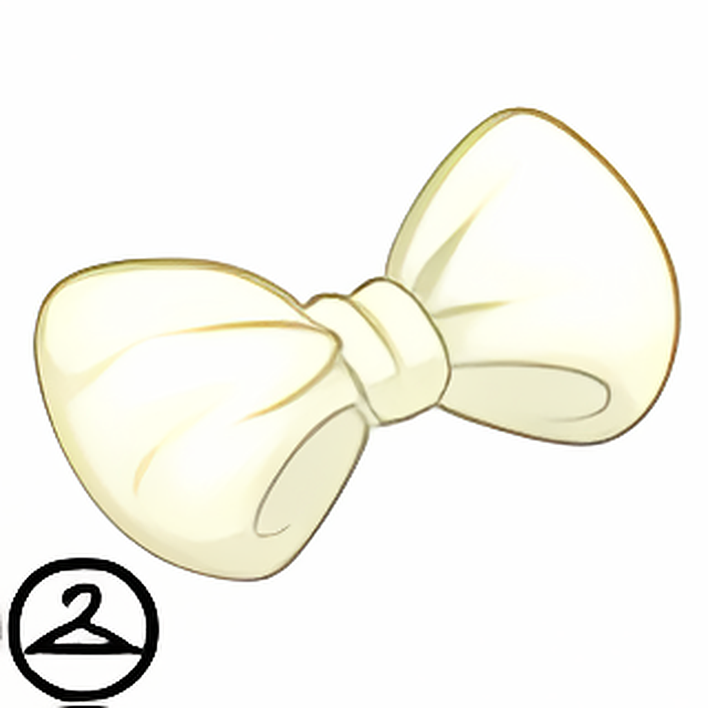 Dyeworks White: Pink Baby Bow