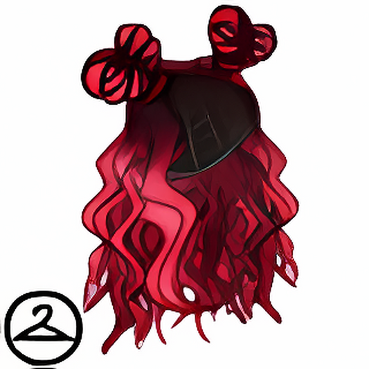 Dark Heart Bun Wig