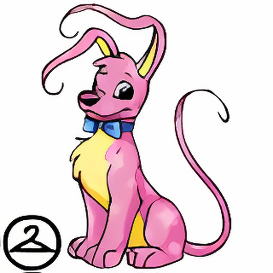 Prismatic Pink: Celebratory Anniversary Gelert