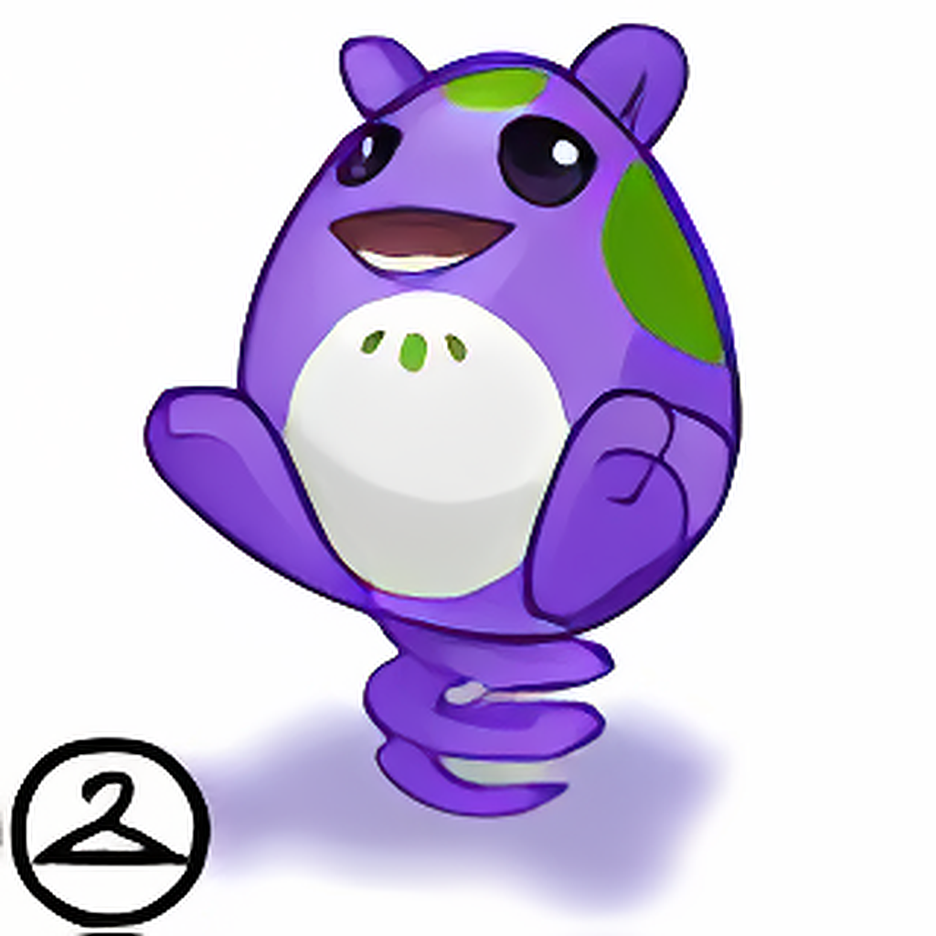 MiniMME3-S2a: Bouncy Purple Speckled Negg