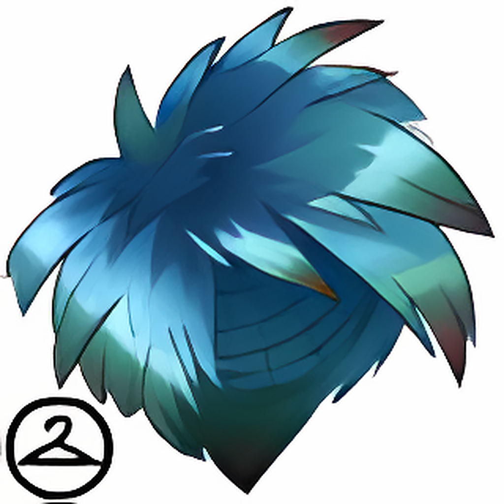 Spiky Scriblet Wig
