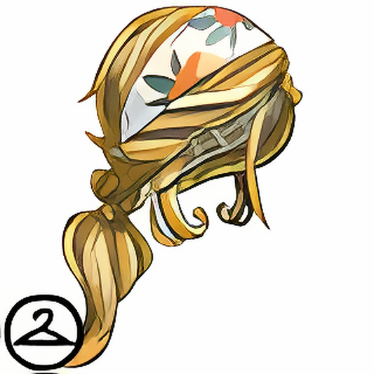 Floral Bandana Braided Wig