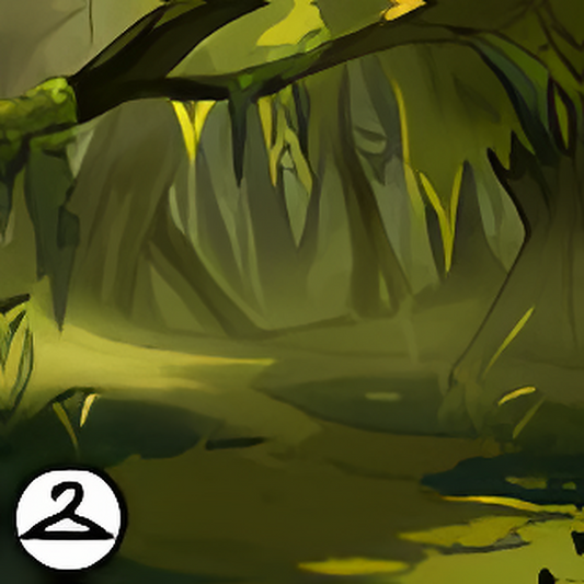 Mystical Swamp Background