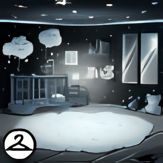 Dyeworks Black: Nighttime Nursery Background
