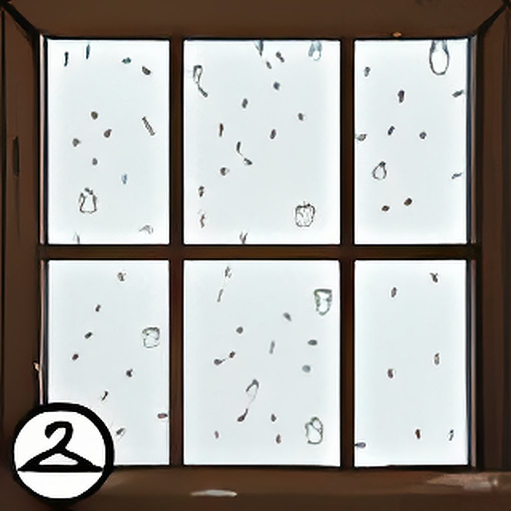 Rain on a Window Foreground
