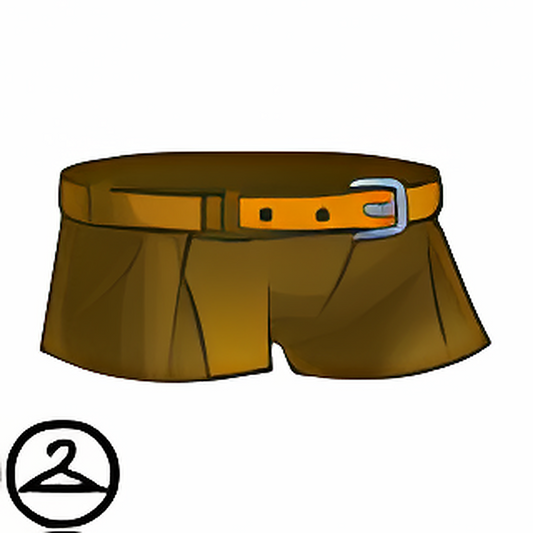 Loose Fit Brown Shorts