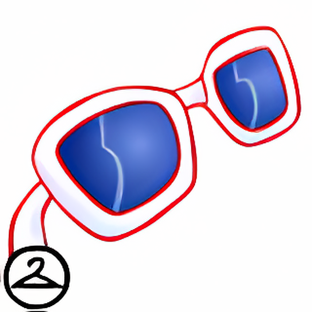 Hip White Sunglasses