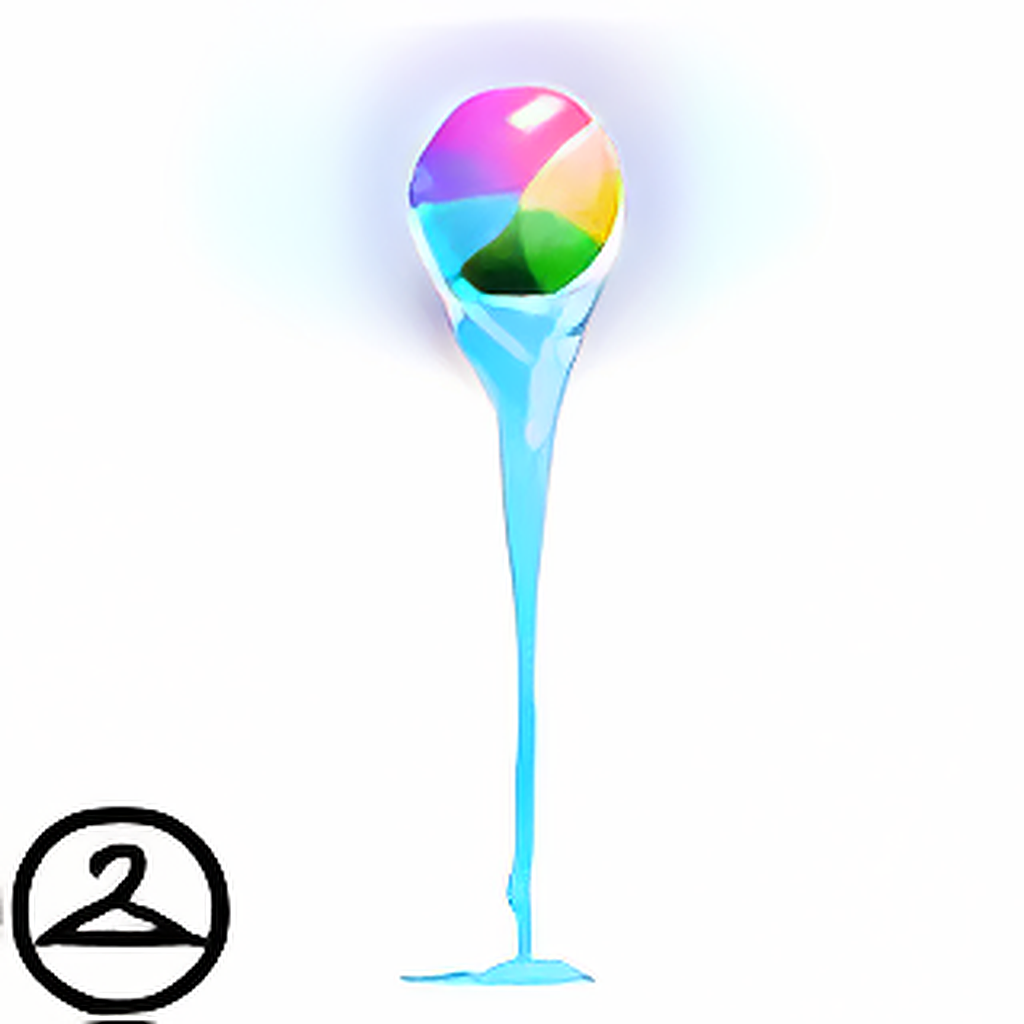 Crystallized Rainbow Staff
