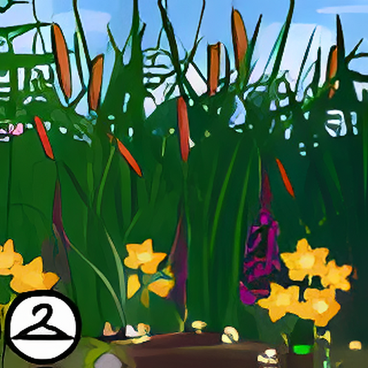 Spring in the Reeds Background