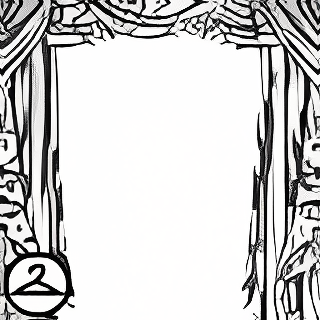 Black and White Curtains