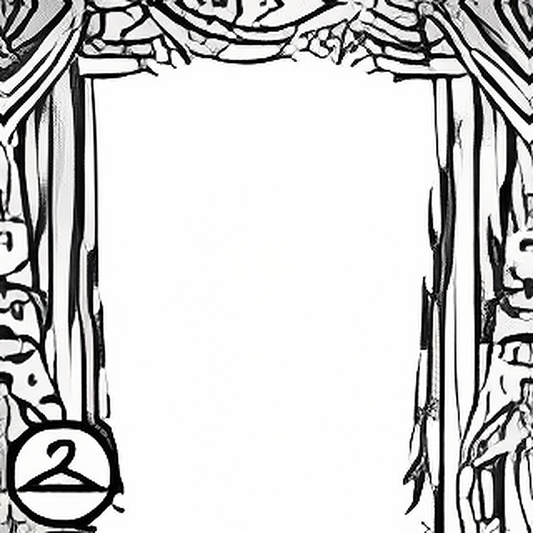Black and White Curtains